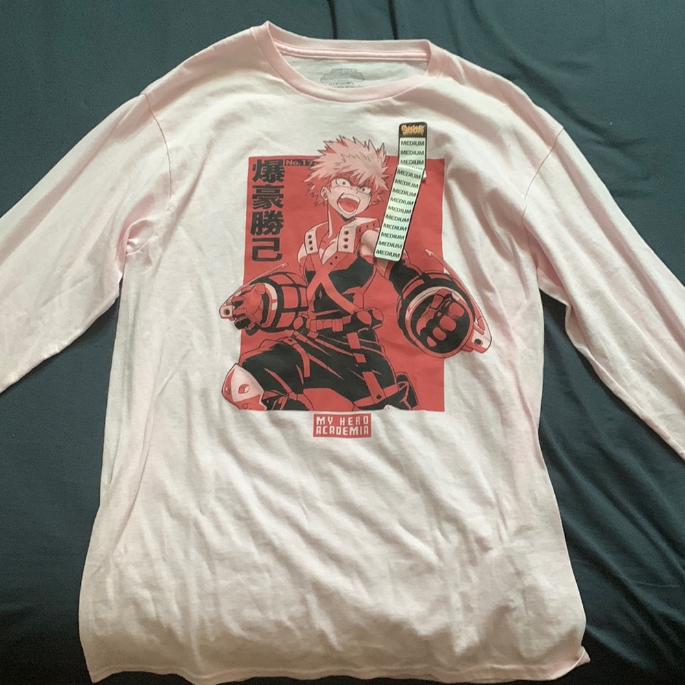 My hero academia graphic long sleeve